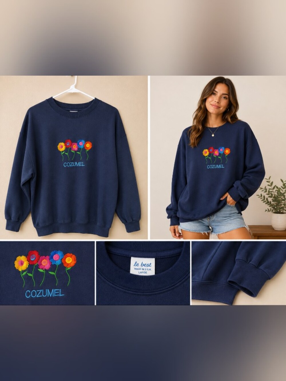 Cozumel Vintage Women's Sweat Shirt